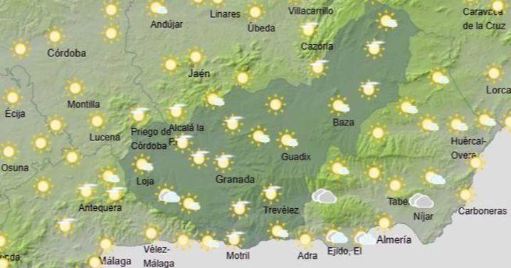 Tiempo Granada | Descenso térmico y cielos nubosos este martes