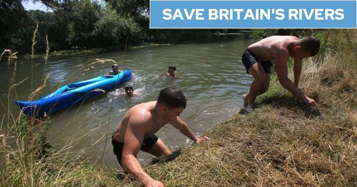 England has just two clean river bathing spots - despite calls for 100 by 2030
