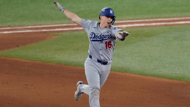 Will Smith's homerun seals Dodgers' 2nd consecutive title with Louisville Slugger bat