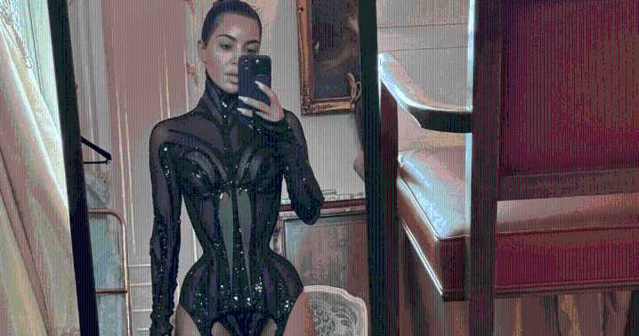 Photos: Kim Kardashian’s Thong Bodysuit Is New Levels of Bold