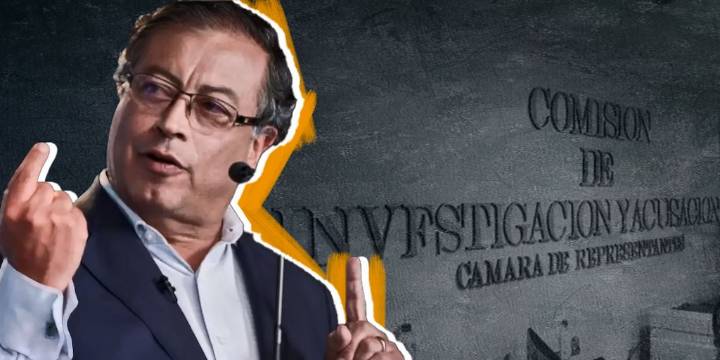Congresistas de la Comisión de Acusación inspeccionan el CNE como parte de la investigación sobre la campaña presidencial de Gustavo Petro