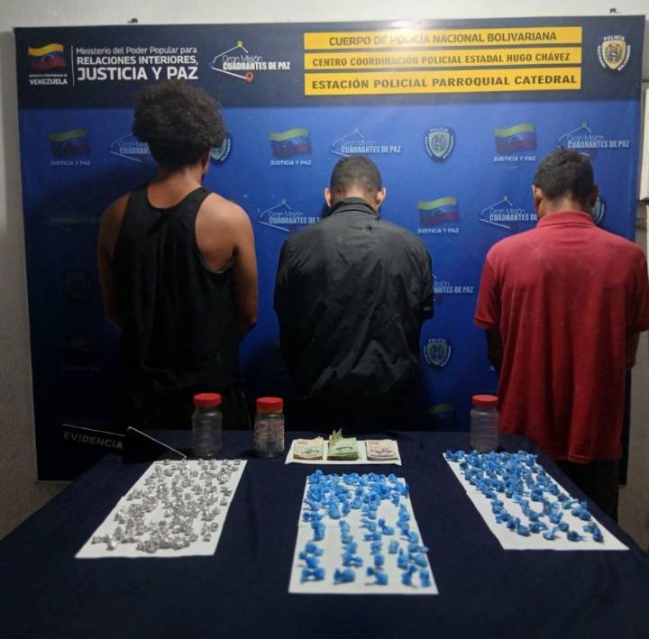 Policía Nacional Bolivariana desmantela banda de narcotraficantes en La Shell