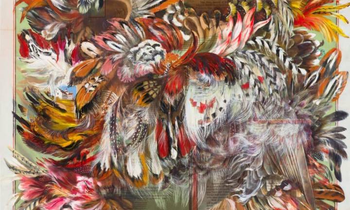 Artistas latinas Olga de Amaral y Firelei Báez despuntan en subasta en Nueva York