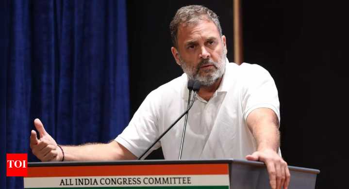 ‘Same method in MP, Chhattisgarh’: Rahul Gandhi escalates ‘vote theft’ charge; hits out at BJP, EC