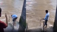 Video of man washing feet in London’s Thames sparks row over culture, cleanliness and stereotypes