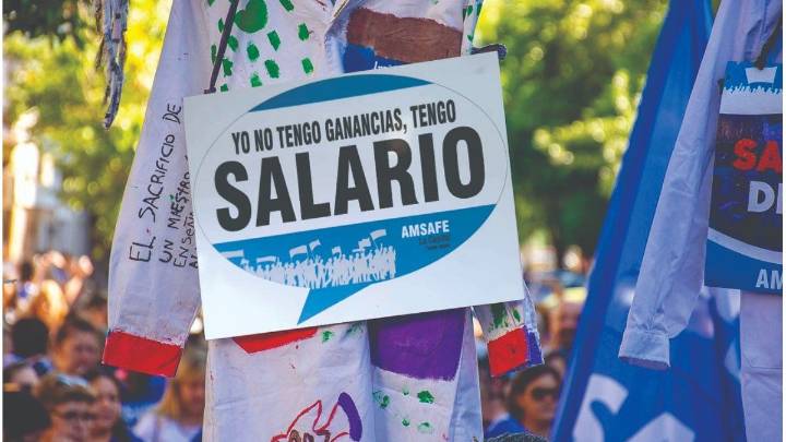 El salario no es ganancia": fuerte reclamo de Amsafé tras el regreso de las retenciones
