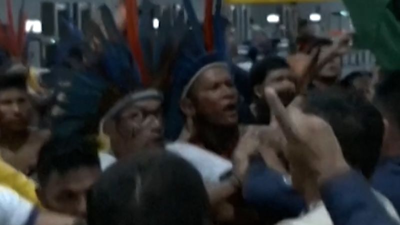 Indigenous protesters clash with COP30 security