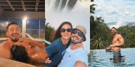 La escapada romántica de Nico Occhiato y Flor Jazmín Peña a las Cataratas del Iguazú: su álbum de fotos