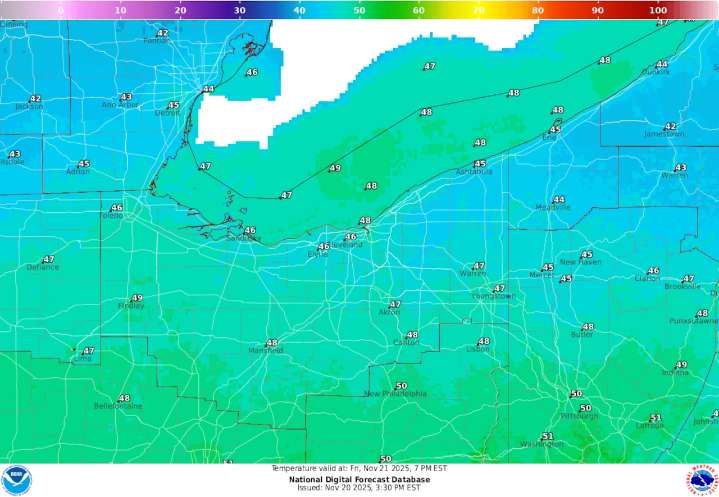 Mostly favorable weather for OHSAA regional finals, with a slight sprinkle chance