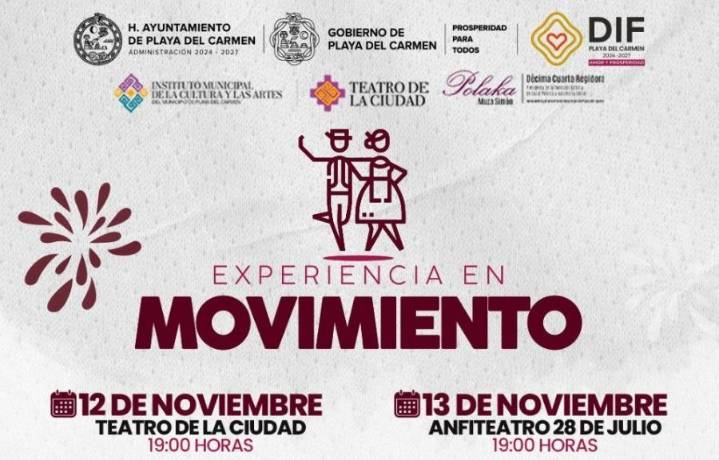 “Experiencia en Movimiento”: una celebración al arte, la vida y las raíces en Playa del Carmen