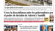 La tapa del Diario PERFIL del domingo 16 de noviembre de 2025