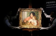 Subastan obra desconocida de Renoir por 1.8 millones de euros en París