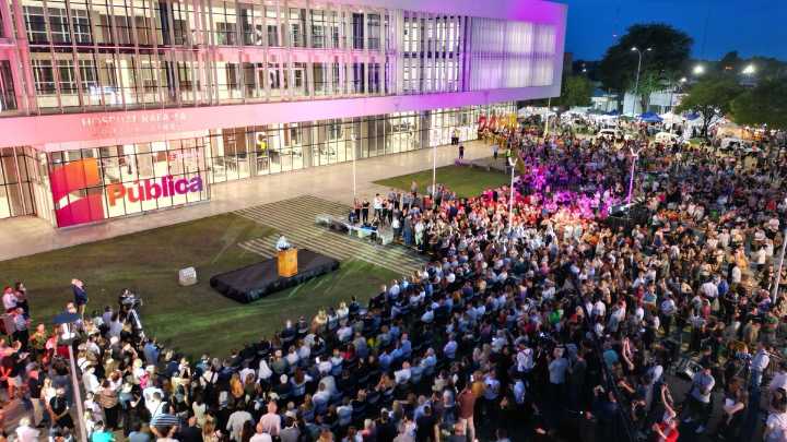 Pullaro inauguró el Nuevo Hospital Regional de Rafaela: "Cuando en el país se frena la obra pública, en Santa Fe se acelera"