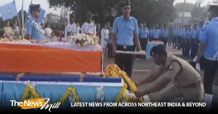Tamil Nadu: Mortal remains of Wing Commander Namansh Syal brought to Sulur Air Base