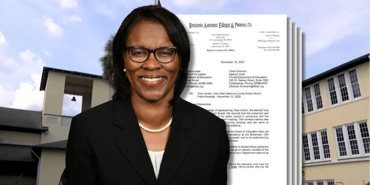 Alachua County School Board member defends controversial Charlie Kirk post ahead of state meeting