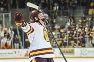 Max Plante gets hat trick to lead UMD to victory