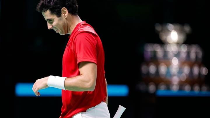 El bonito gesto del entrenador de Italia con Jaume Munar después de que el público celebrara un fallo suyo