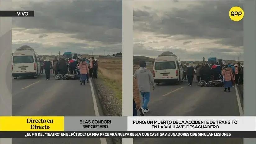 Puno: un muerto deja accidente de tránsito en la vía Ilave