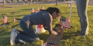 Michigan woman places thousands of flags honoring fallen Las Vegas veterans