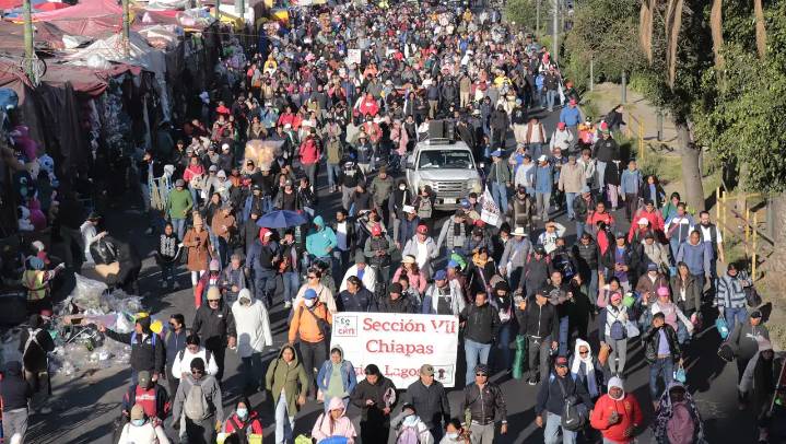 Maestros de la CNTE amenazan con boicotear el Mundial en México si no hay acuerdo con el Gobierno