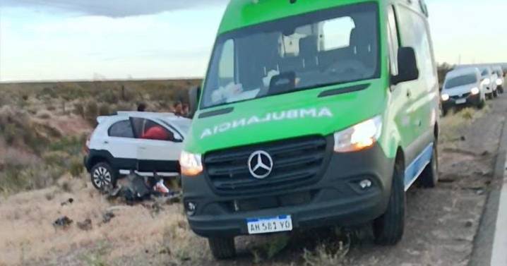 Fuerte choque en la Ruta 151: una mujer de 34 años está en estado crítico en el hospital de Catriel