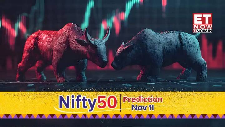 Nifty Prediction For Tomorrow, 11 Nov: Recovery rally? Small bull candle on chart; Support, resistance, RSI, OI data, PCR
