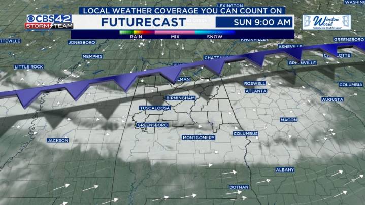Dry Front to End to the Weekend - Rain Returns Next Week