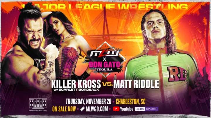 Killer Kross Vs. Matt Riddle Among Matches Set For MLW’s ‘Don Gato’ Special This Thursday