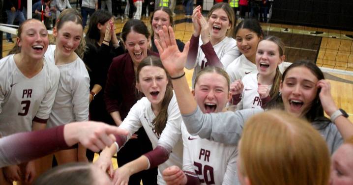 Photos: Prairie Ridge vs. St. Viator, 3A Streamwood Supersectional volleyball