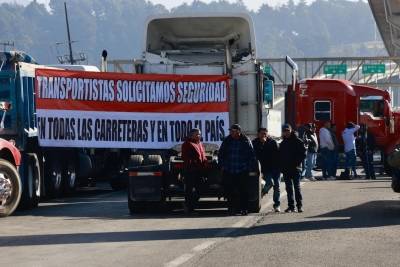 Pérdidas de hasta 6 mil mdp por bloqueos carreteros. Concanaco