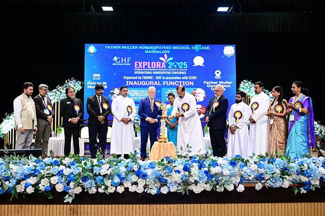 Mangaluru: International homoeopathy conference ‘EXPLORA 2025’ inaugurated at FMHMC
