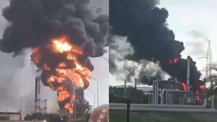 ¡Explosión devastadora sacude complejo petroquímico en Anzoátegui!