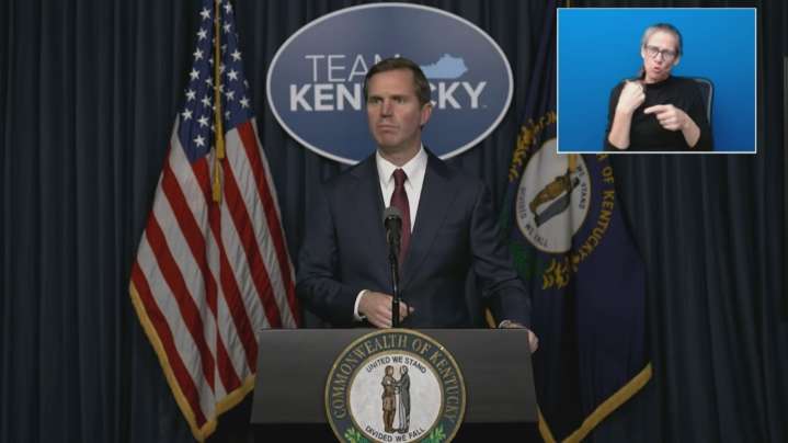 Gov. Andy Beshear pushes for community support after UPS plane crash in Louisville