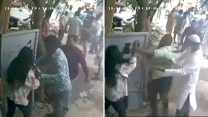 Caught on CCTV: Bengaluru woman dragged, kicked by neighbour over petty dispute