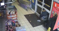 Thief caught on CCTV smashing window and stealing beer from Heron Foods twice in 10 minutes