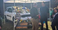 Hugh Jackman pays respects at fallen Delaware County deputy's memorial