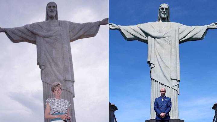 Prince William follows in Princess Diana's footsteps with iconic Christ the Redeemer photoshoot moment