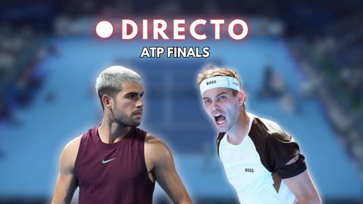 Carlos Alcaraz vs Taylor Fritz, en directo: resultado y última hora de las ATP Finals