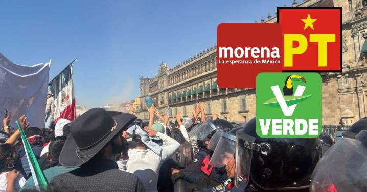 Senadores de Morena, PVEM y PT condenan violencia y discursos de odio en marcha de la generación Z: “evidenciaron el verdadero ánimo de sus organizadores” señalan