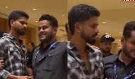 'Bhai Tumhara Kaam Hai..': Shreyas Iyer Loses His Cool At Bouncer As Fans Mob India Star At Shashank Singh's Birthday; Video