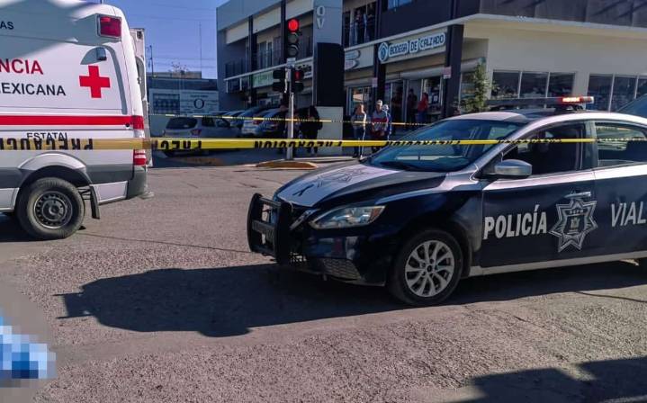 Mujer pierde la vida tras ser atropellada por camión urbano en la zona centro de Cuauhtémoc