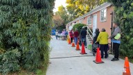 Scenes from a local food bank in LA this weekend as SNAP benefits lapse