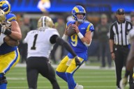 Deadspin | Matthew Stafford fires four TDs as Rams blast Saints
