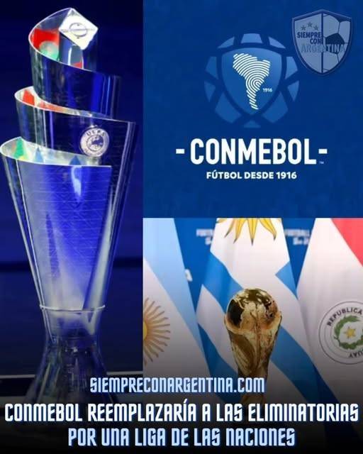 Conmebol propone Liga de Naciones para clasificar al Mundial 2030