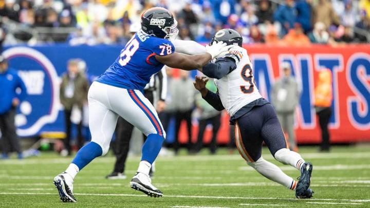 Giants release unofficial depth chart for Week 10 at Bears