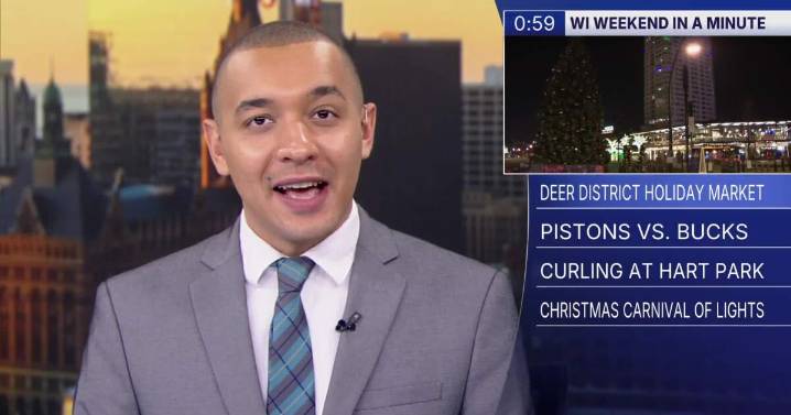 Wisconsin Weekend in a Minute: Deer District holiday market, curling and more