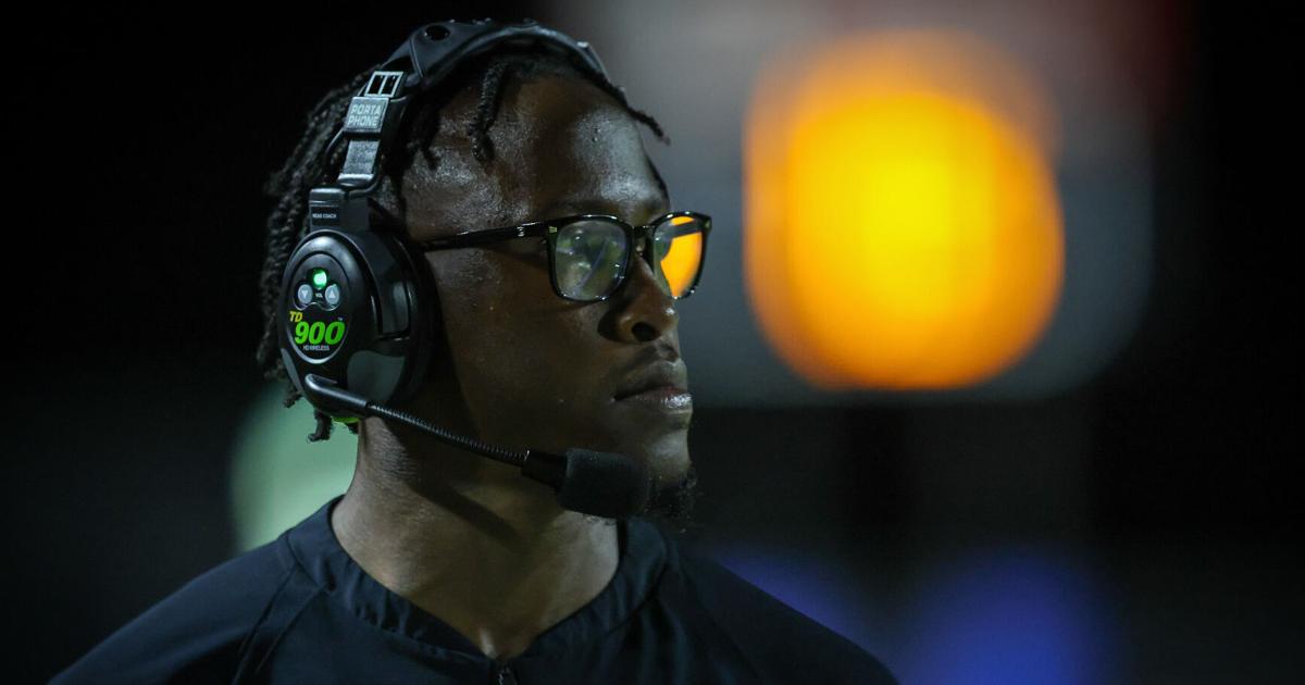 A New Orleans area football coach went viral for his emotional display. Here's his story.