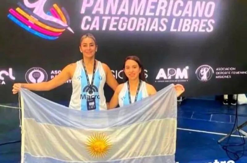 Las santiagueñas Ibañez y Orlandi se consagraron campeonas panamericanas de pádel