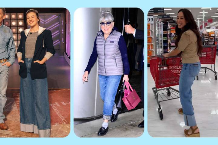 Kelly Clarkson and Joanna Gaines Are Wearing Cuffed Jeans