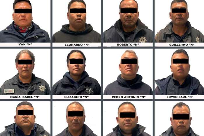 Juez valida detención de 12 policías de Acambay por homicidio